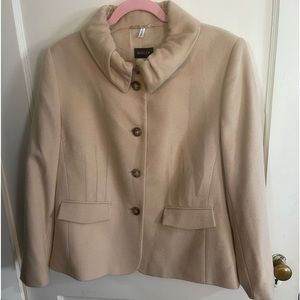 Basler cream wool/angora jacket size 42 / US size 14